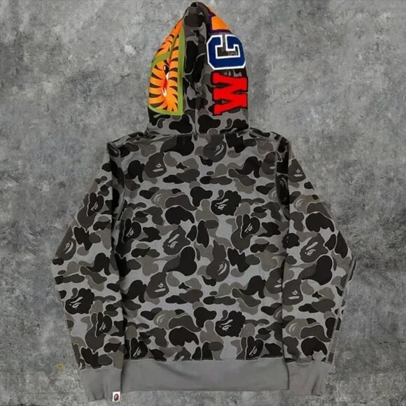 Black bape hoodie large new - Picture 4 of 9